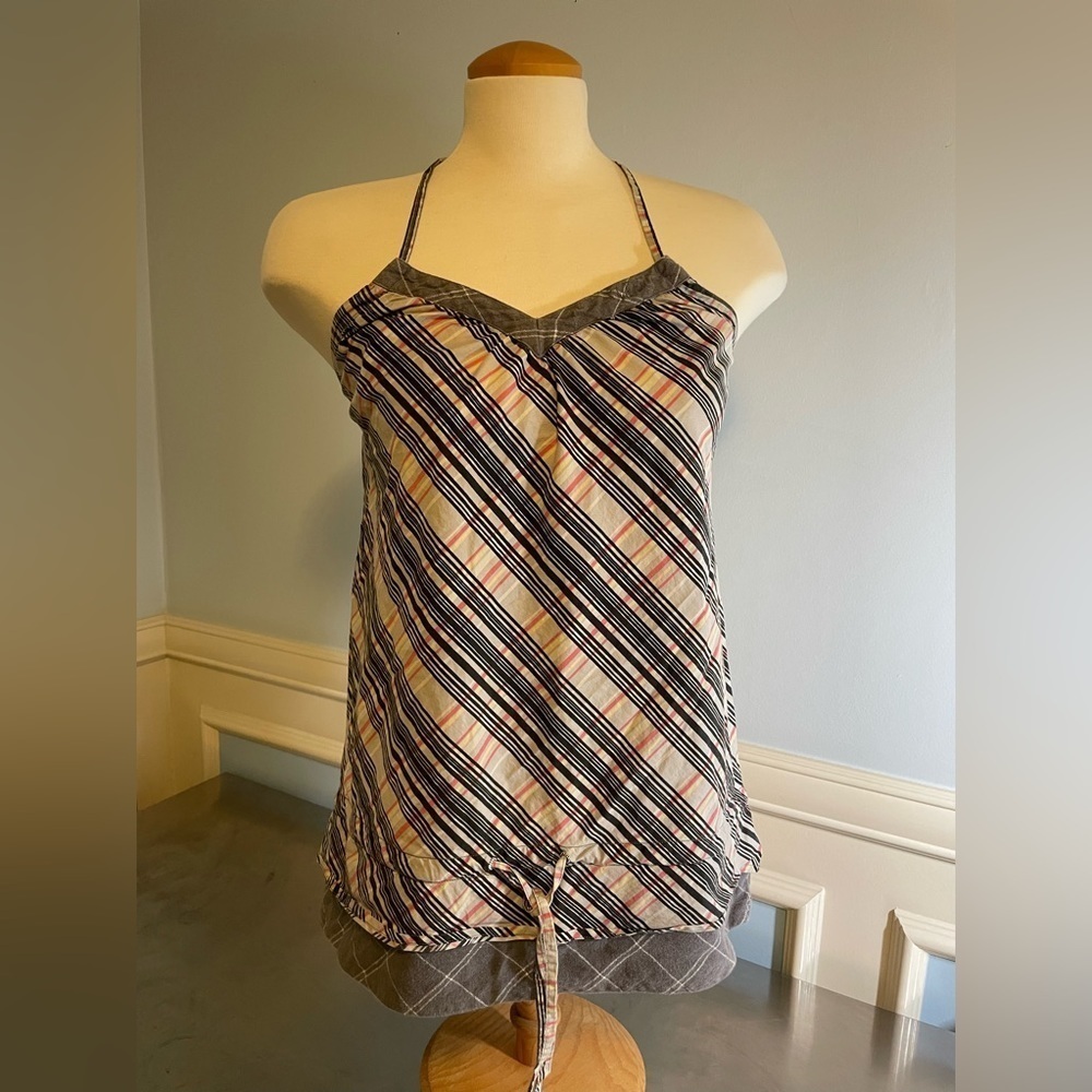 Vintage Vans halter neck cotton top